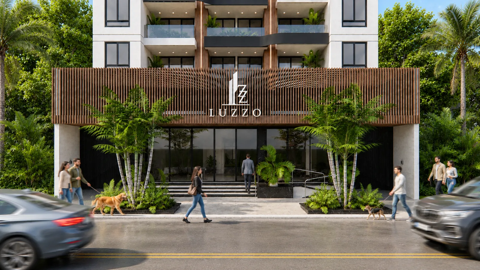Fachada del edificio Luzzo